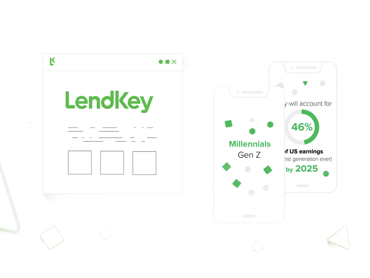 Lendkey illustration vector
