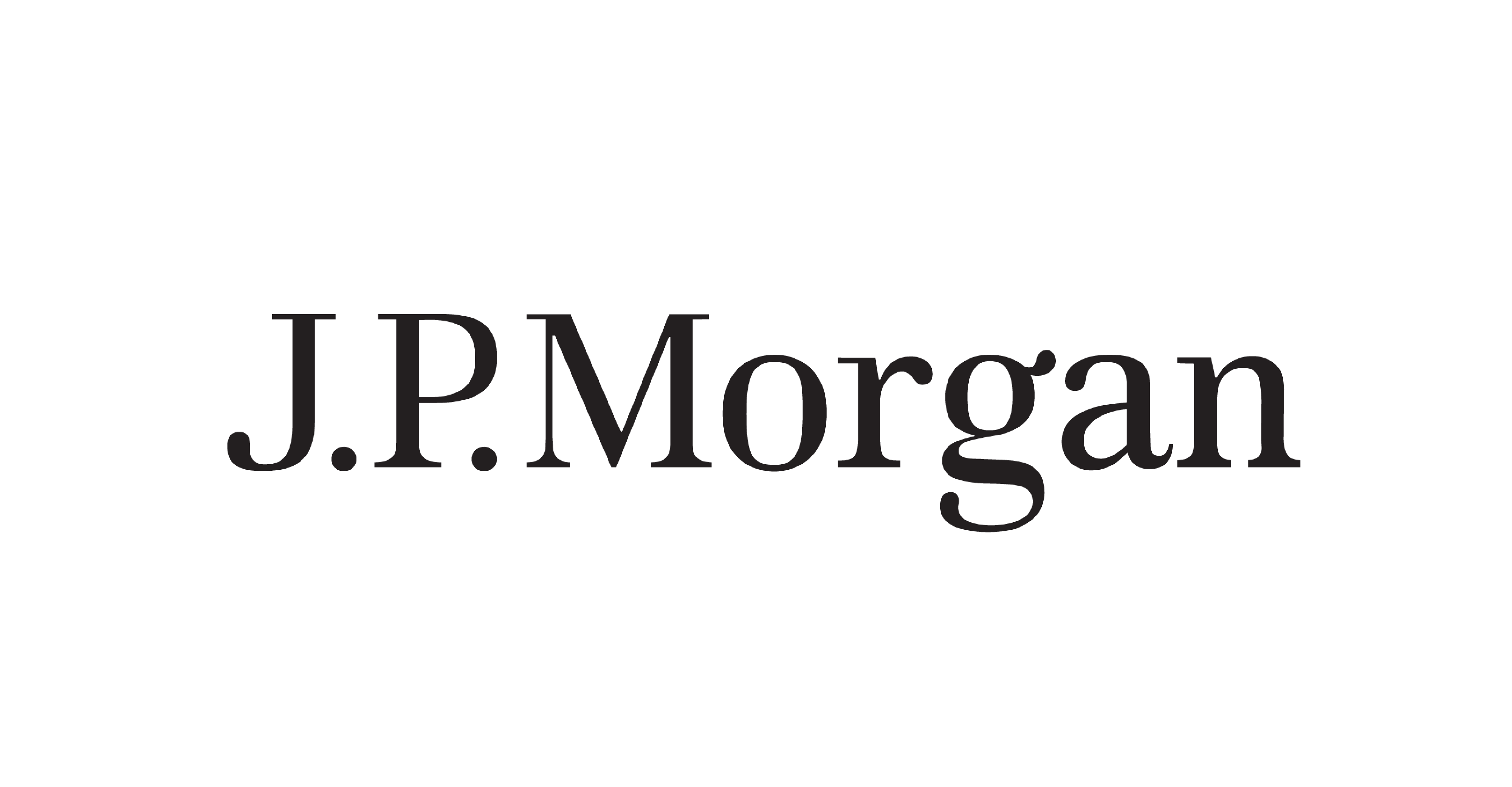 J.P.Morgan logo black