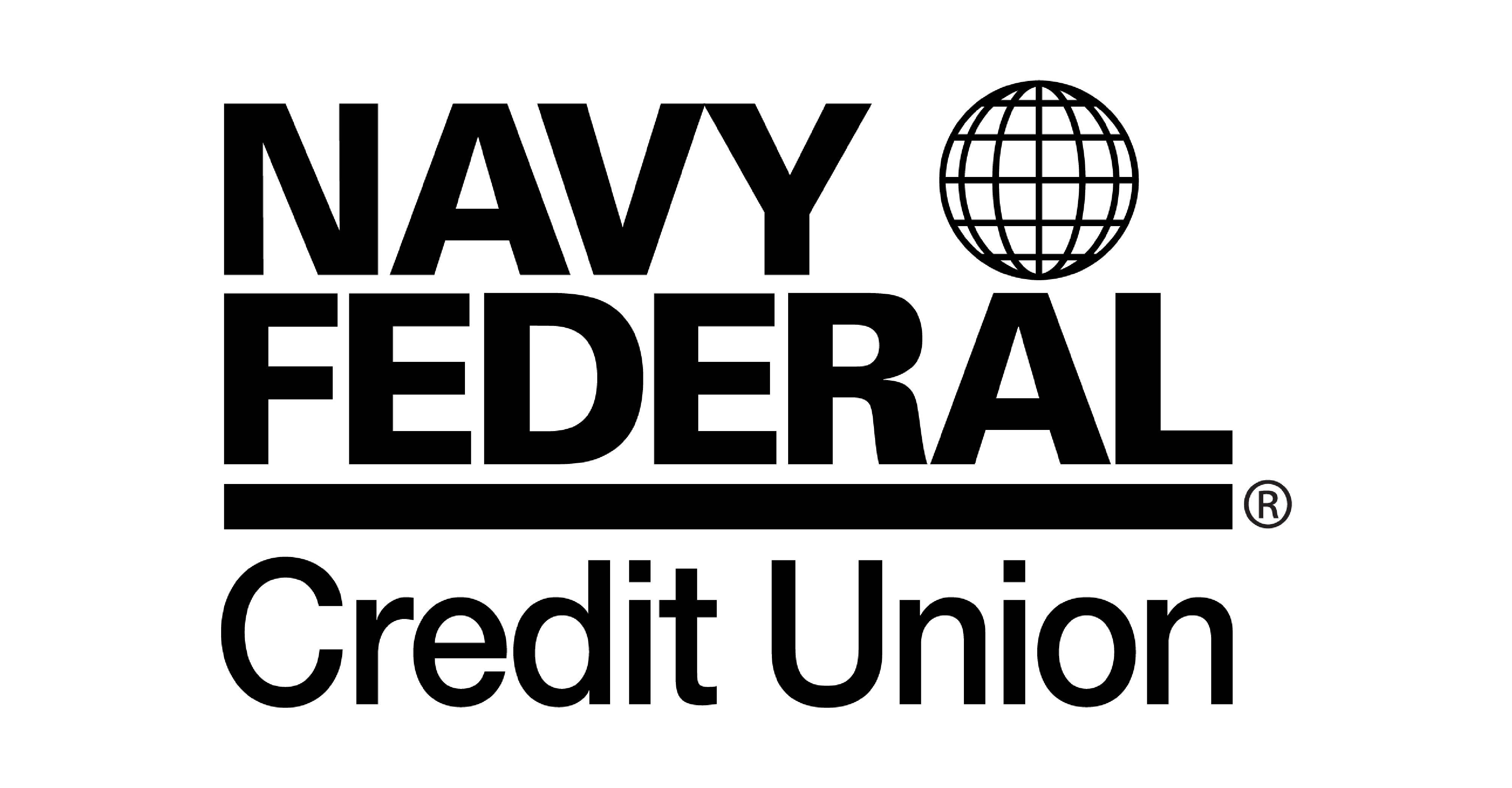 Navy Federal Credit Union logo black