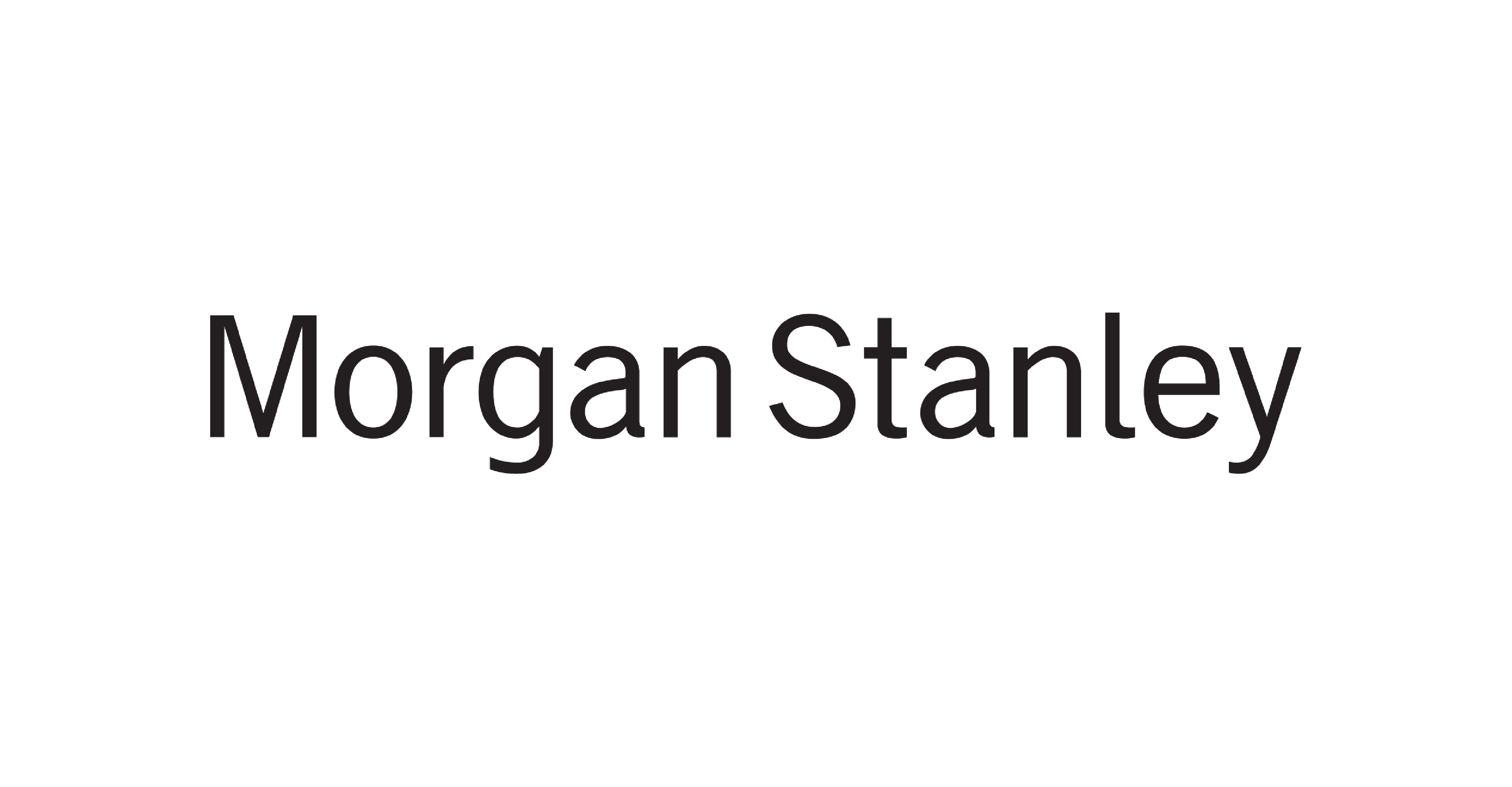 Morgan Stanley logo black