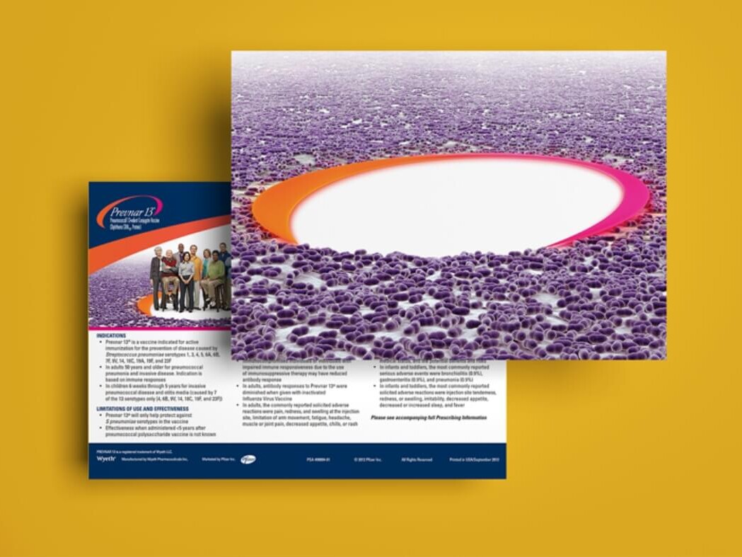 Prevnar postcard mockup