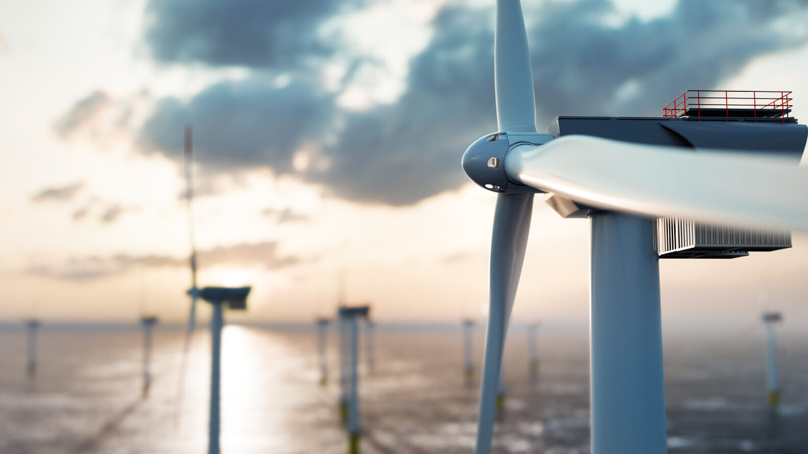Offshore windmill farm