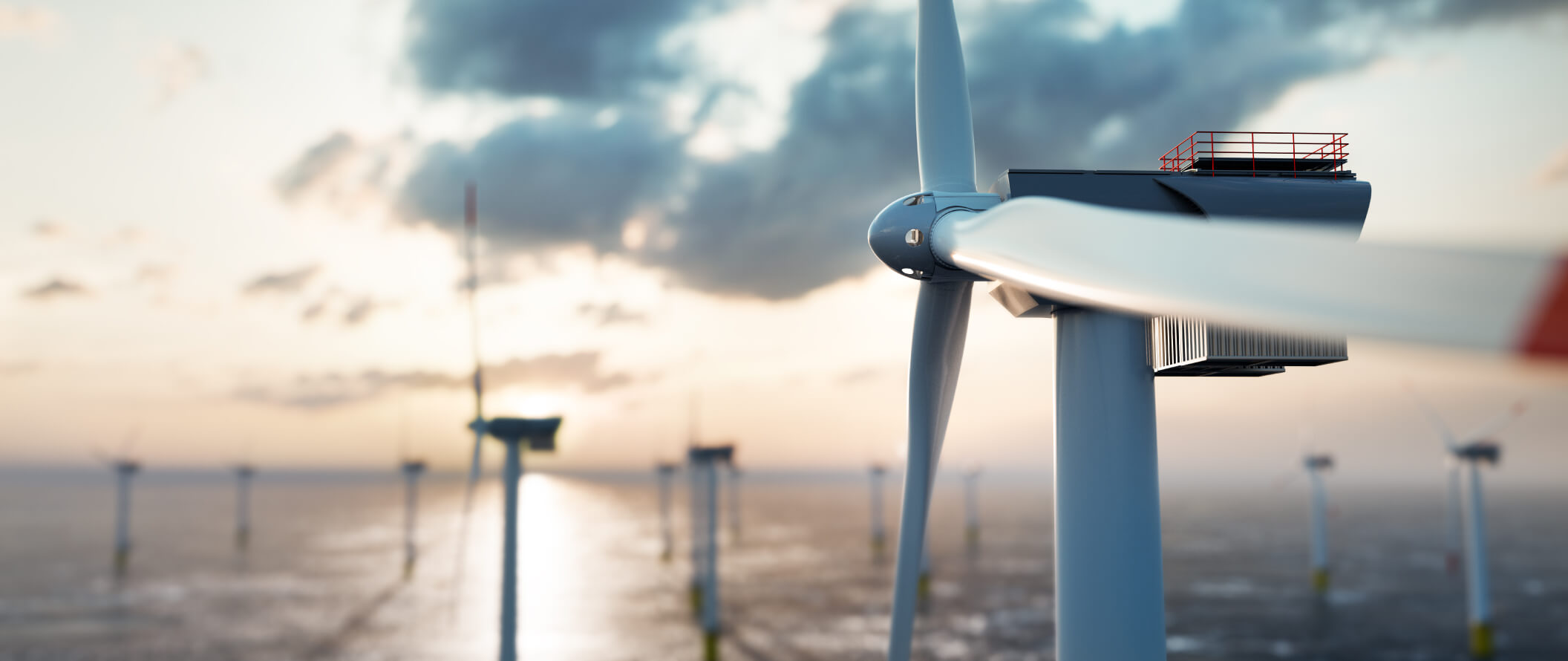 Offshore windmill farm