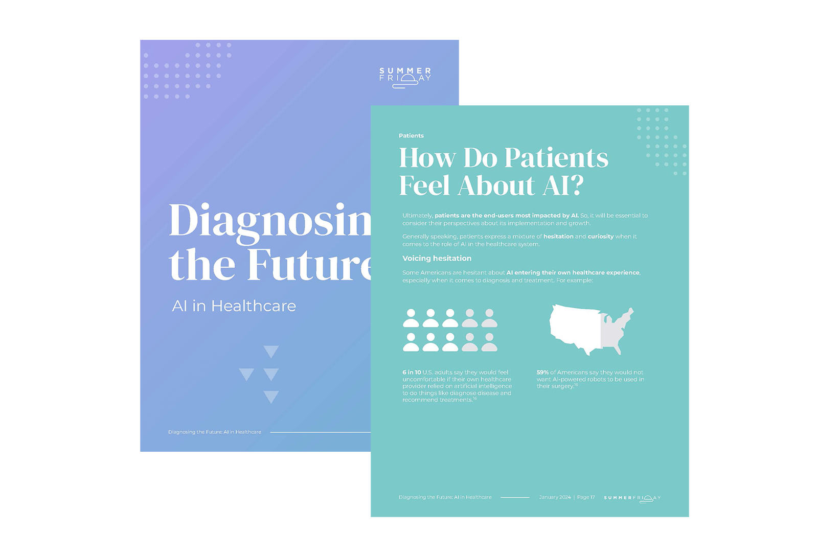 ai in healthcare report pages